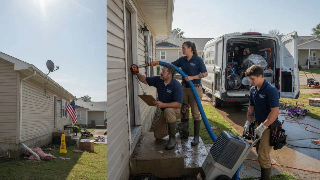 Ceiling Water Damage Restoration in Jamestown, OH near me